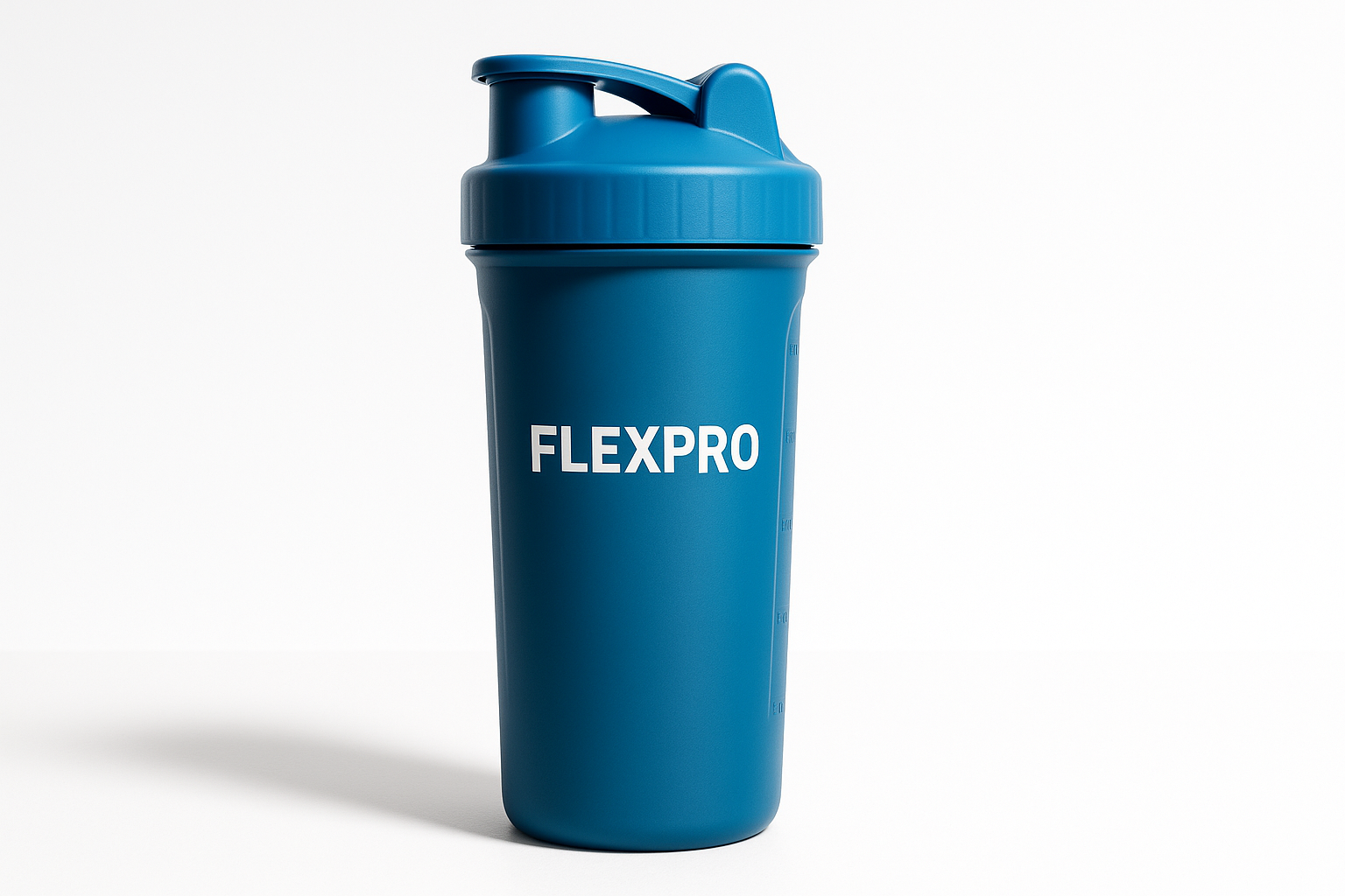 blue shaker image with Flexpro logo