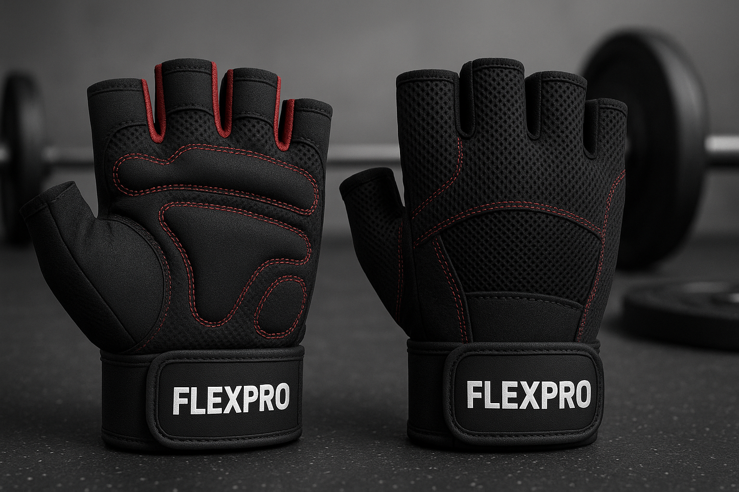 gym Gloves images with logo of Flexpro