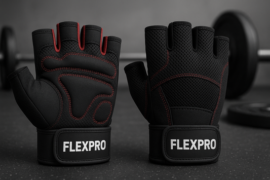 gym Gloves images with logo of Flexpro